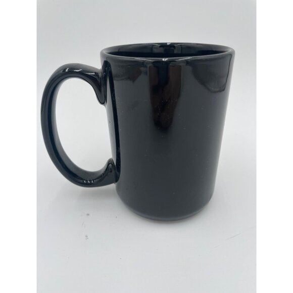 Denver Broncos Black Ceramic Mug 16 Oz With Embossed Logo - Picture 3 of 4